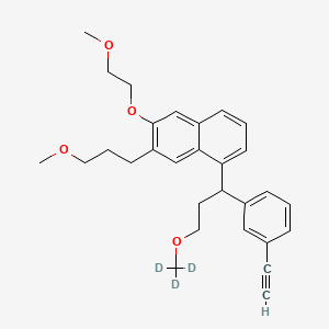 N-(2-Methoxyethyl) Erlotinib-d3