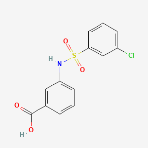 molecular formula C13H10ClNO4S B1242579 3-(3-氯苯磺酰氨基)-苯甲酸 CAS No. 749884-42-2