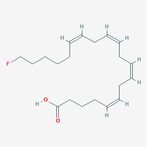 molecular formula C20H31FO2 B1242583 20-Fluoroarachidonic acid 