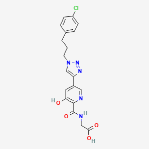 molecular formula C19H18ClN5O4 B12425833 Prolyl Hydroxylase inhibitor 1 