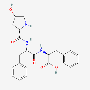 molecular formula C23H27N3O5 B12425862 Hyp-Phe-Phe 