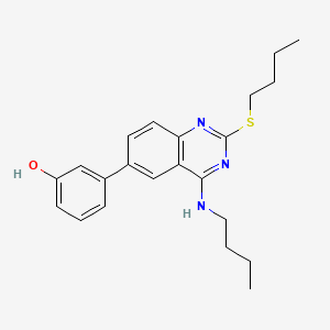 molecular formula C22H27N3OS B12425875 Antibacterial agent 77 