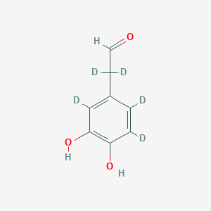 molecular formula C8H8O3 B12425925 Dopal-D5 