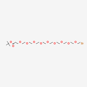 molecular formula C25H49BrO11 B12425968 Bromo-PEG9-Boc 