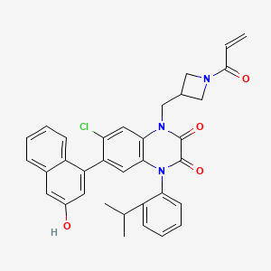 molecular formula C34H30ClN3O4 B12425969 KRAS G12C inhibitor 21 