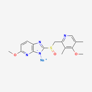 molecular formula C16H17N4NaO3S B12426003 Tenatoprazole (sodium) 