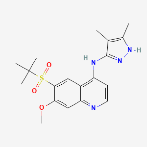 molecular formula C19H24N4O3S B12426005 RIP2 Kinase Inhibitor 3 