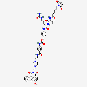 molecular formula C61H71N11O12 B12426006 Mal-VC-PAB-ABAEP-Azonafide 