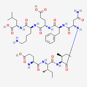 molecular formula C47H76N10O14 B12426028 OVA-E1 peptide 