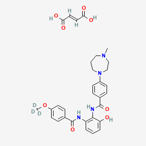 molecular formula C31H34N4O8 B12426043 Darexaban-d3 (maleate) 