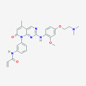 molecular formula C28H30N6O4 B12426055 Egfr-IN-1 