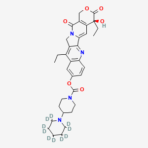 molecular formula C33H38N4O6 B12426072 Irinotecan Labeled d10 