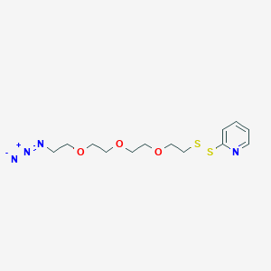 molecular formula C13H20N4O3S2 B12426127 Azido-PEG3-SSPy 