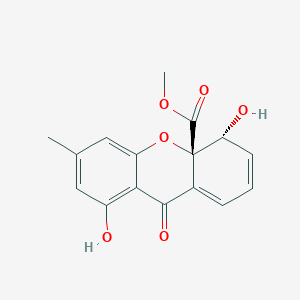 molecular formula C16H14O6 B1242613 Nidulalin A 