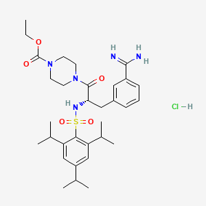 molecular formula C32H48ClN5O5S B1242615 WX UK1 [Who-DD] CAS No. 255374-84-6