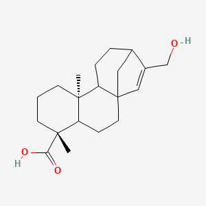 molecular formula C20H30O3 B1242618 17-Hydroxy-15-kauren-19-oic acid 