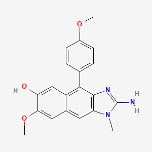 molecular formula C20H19N3O3 B1242621 kealiinine A 