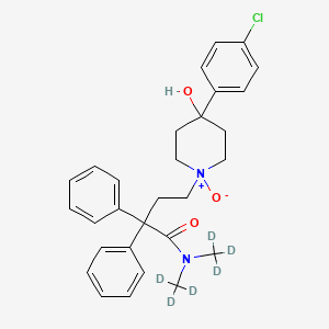 molecular formula C29H33ClN2O3 B12426230 Loperamide-d6 N-Oxide 