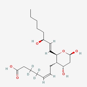 (Z)-3,3,4,4-tetradeuterio-7-[(2R,3S,4S,6R)-4,6-dihydroxy-2-[(E,3S)-3-hydroxyoct-1-enyl]oxan-3-yl]hept-5-enoic acid