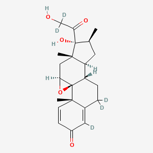 molecular formula C22H28O5 B12426265 Methylprednisolone-d5 