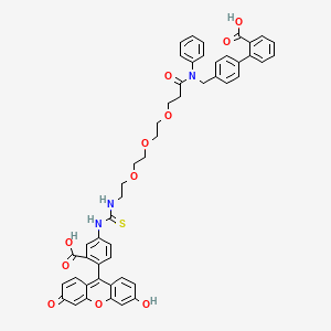 molecular formula C50H45N3O11S B12426341 BLT2 probe 1 