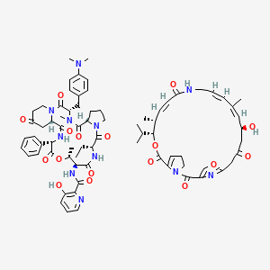 molecular formula C73H89N11O17 B12426352 Pyostacine 500 