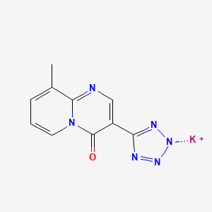 potassium;9-methyl-3-(1,2,4-triaza-3-azanidacyclopenta-1,4-dien-5-yl)pyrido[1,2-a]pyrimidin-4-one