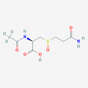 N-Acetyl-3-[(3-amino-3-oxopropyl)sulfinyl]-L-alanine-d3