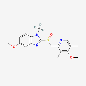 molecular formula C18H21N3O3S B12426411 (N)-Methyl omeprazole-d3 