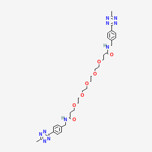 molecular formula C34H44N10O7 B12426416 Methyltetrazine-PEG5-methyltetrazine 