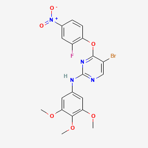 molecular formula C19H16BrFN4O6 B12426438 Ulk1-IN-2 