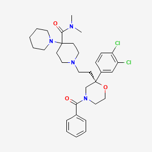 molecular formula C32H42Cl2N4O3 B12426466 A5ZU7Gbj9Y CAS No. 1239279-30-1