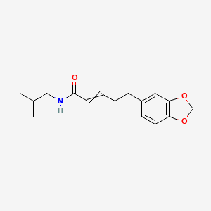 (2E)-5-(2H-1,3-Benzodioxol-5-YL)-N-(2-methylpropyl)pent-2-enamide