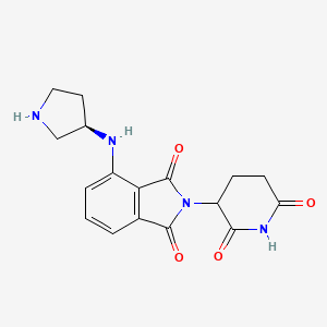 molecular formula C17H18N4O4 B12426514 (R)-Pomalidomide-pyrrolidine 