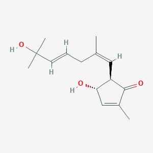 molecular formula C15H22O3 B1242652 Litseaverticillol E 