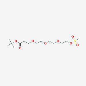 Tert-butyl 3-[2-[2-(2-methylsulfonyloxyethoxy)ethoxy]ethoxy]propanoate