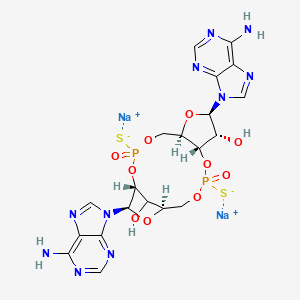 molecular formula C20H22N10Na2O10P2S2 B12426529 ADU-S100 (disodium salt) 