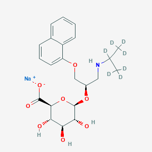 (R)-Propranolol beta-D-glucuronide-d7 (sodium)