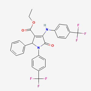 molecular formula C27H20F6N2O3 B12426574 Influenza A virus-IN-1 