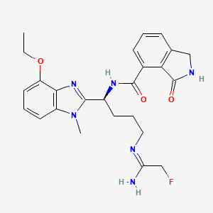 molecular formula C25H29FN6O3 B12426597 Pad2-IN-1 