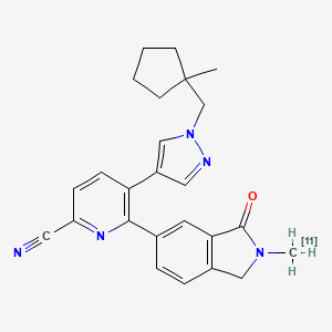 molecular formula C25H25N5O B12426655 N88C2T6Ybp 