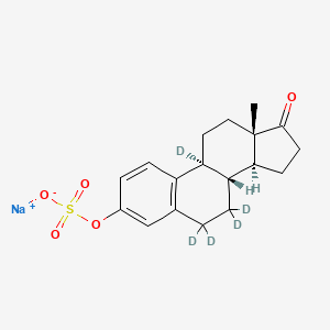 molecular formula C18H21NaO5S B12426674 Estrone sulfate-d5 (sodium) 