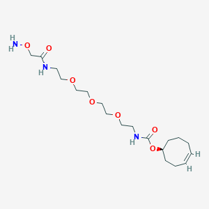 molecular formula C19H35N3O7 B12426686 TCO-PEG3-oxyamine 