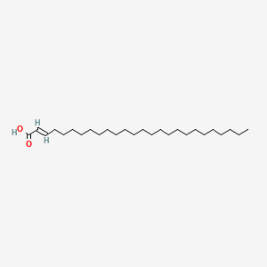 molecular formula C26H50O2 B1242671 trans-2-Hexacosenoic acid CAS No. 26444-07-5