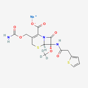 molecular formula C16H16N3NaO7S2 B12426719 Cefoxitin-d3 (sodium) 