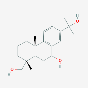 molecular formula C20H30O3 B12426721 (1R,4aS)-1-(hydroxymethyl)-7-(2-hydroxypropan-2-yl)-1,4a-dimethyl-2,3,4,9,10,10a-hexahydrophenanthren-9-ol 