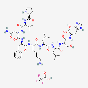 molecular formula C52H80F3N13O14 B12426722 Hemopressin(human, mouse) (TFA) 