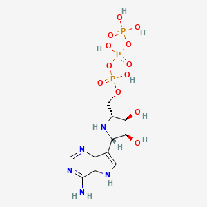 molecular formula C11H18N5O12P3 B12426737 Galidesivir triphosphate 