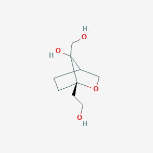 (1S)-1-(2-hydroxyethyl)-7-(hydroxymethyl)-2-oxabicyclo[2.2.1]heptan-7-ol