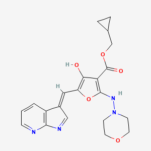 molecular formula C21H22N4O5 B12426770 Cdc7-IN-7 